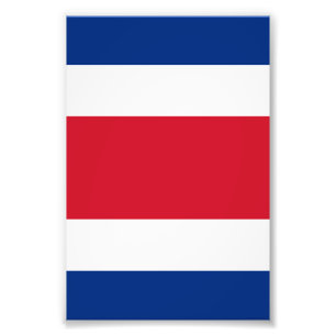 Costa Rica flag Photo Print