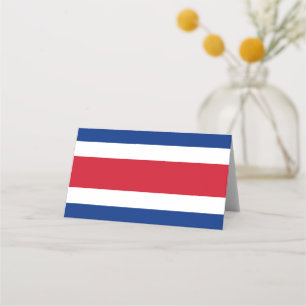 Costa Rica flag Place Card
