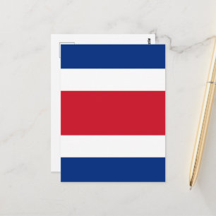 Costa Rica flag Postcard