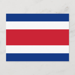 Costa Rica Flag Postcard