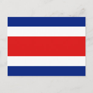 Costa Rica Flag Postcard