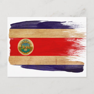 Costa Rica Flag Postcards