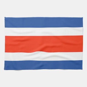 Costa Rica Flag Tea Towel