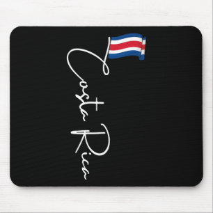 Costa Rica Flag Vacation Tropical Pura Vida Costa Mouse Pad
