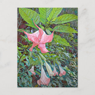 Costa Rica Flower Postcard