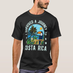 Costa Rica forest Bird Scarlet Macaw Aesthetic Bea T-Shirt