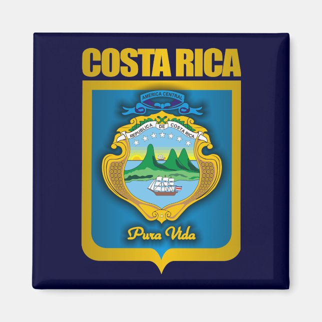 "Costa Rica Gold" Gift Ideas Magnet (Front)