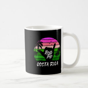 Costa rica guys trip matching coffee mug