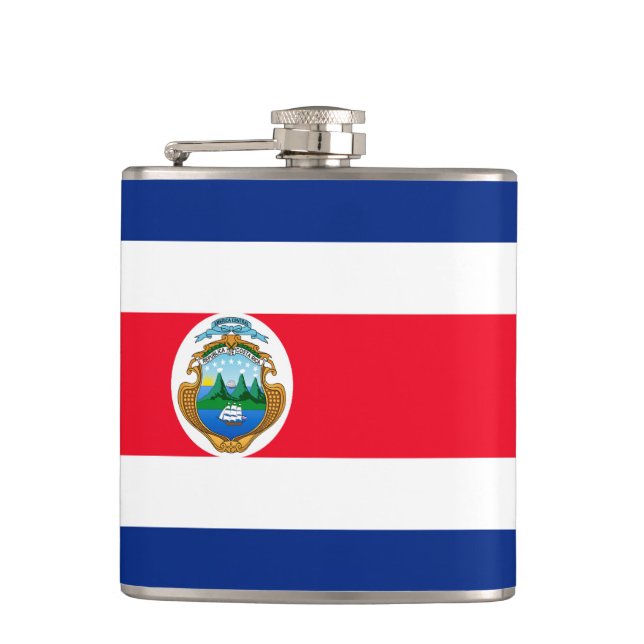 Costa Rica Hip Flask (Front)