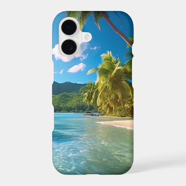 Costa Rica Island Paradise  iPhone Case (Back)