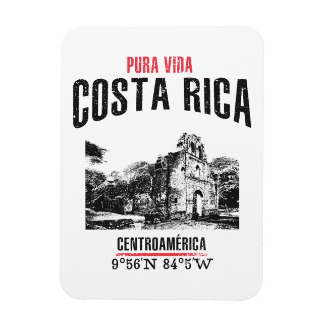 Costa Rica Magnet (Vertical)