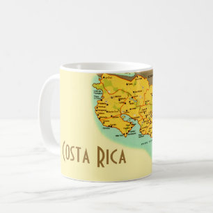 Costa Rica Map Mug