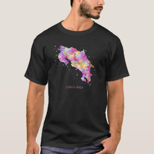 Costa Rica Map T-Shirt