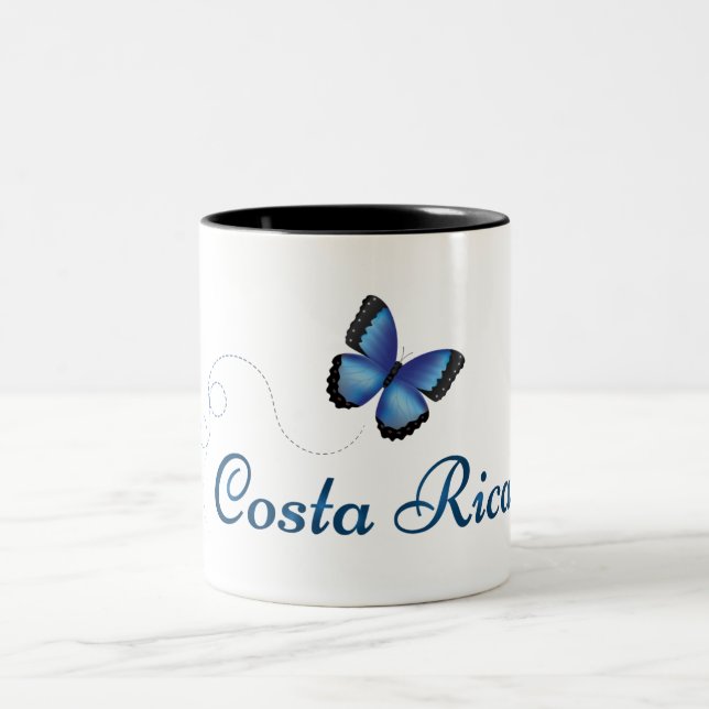 Costa Rica Morpho Butterfly Mug (Center)