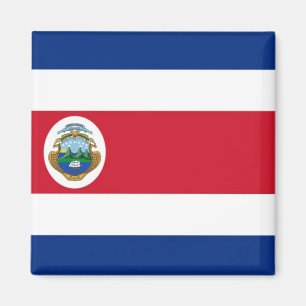 Costa Rica National World Flag Magnet