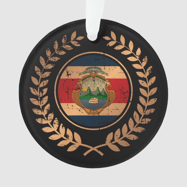 Costa Rica Ornament (Front)