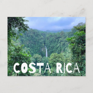 Costa Rica Overlook Photography Postcard