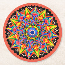 Costa Rica Ox Cart Wheel Carreta Coaster