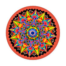 Costa Rica Ox Cart Wheel Carreta Coaster set