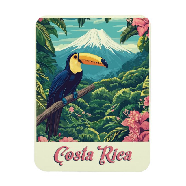 Costa Rica Paradise Magnet (Vertical)
