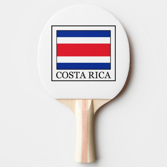 Costa Rica Ping Pong Paddle (Front)
