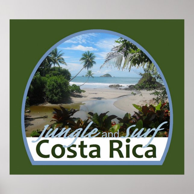 Costa Rica POSTER Print (Front)