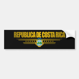"Costa Rica Pride" Gift Ideas Bumper Sticker