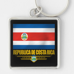 "Costa Rica Pride" Gift Ideas Key Ring