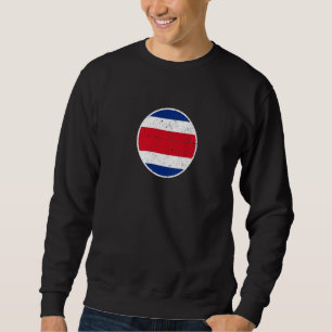 Costa Rica Proud Costa Rican Flag Sweatshirt