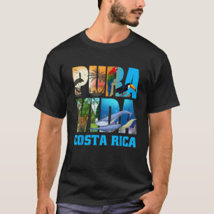 Costa Rica Pura Vida Animals Nature Pura Vida T-Shirt