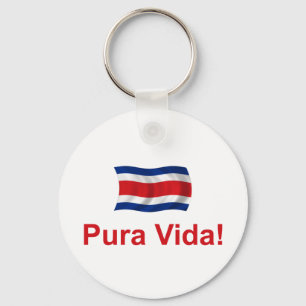 Costa Rica Pura Vida! Key Ring