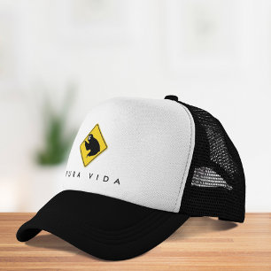 Costa Rica Pura Vida Sloth Crossing Trucker Hat