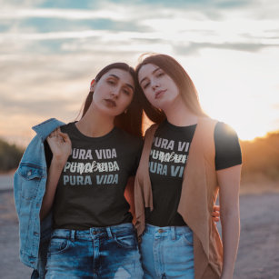 Costa Rica Pura Vida Vibes Women's Souvenir T-Shirt
