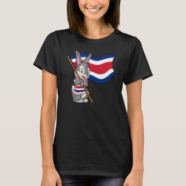 Costa Rica Rabbit T-Shirt (Front)