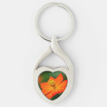 Costa Rica Rainforest Flower Keychain