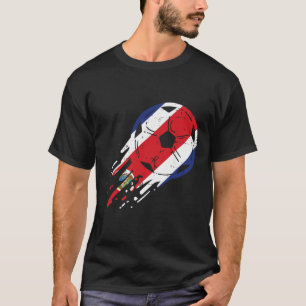 Costa Rica Rican Flag Soccer Footll Fan Men Women T-Shirt