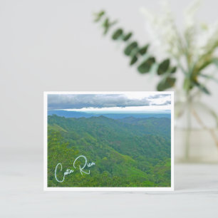 Costa Rica, San Jose countryside/lush rolling hill Postcard