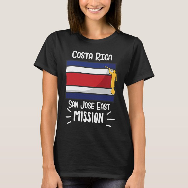 Costa Rica San Jose East Mormon LDS Mission Missio T-Shirt (Front)