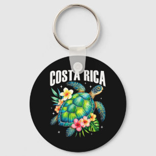Costa Rica Sea Turtle Trocal Beach Family Summer Key Ring
