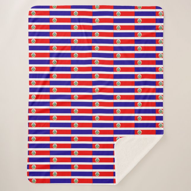 Costa Rica Sherpa Blanket (Front)