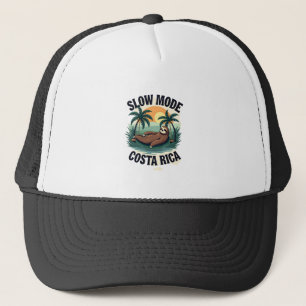 Costa Rica Sloth Vintage Vacation Shirt Trucker Hat