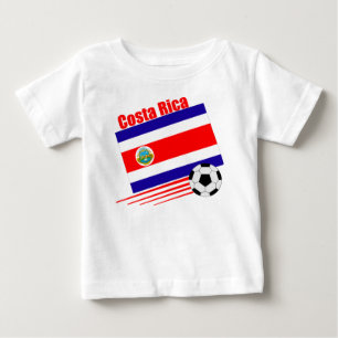 Costa Rica Soccer Team Baby T-Shirt