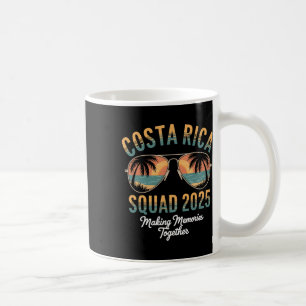 Costa Rica Squad 2025 Vacation Tropical Pura Vida Coffee Mug