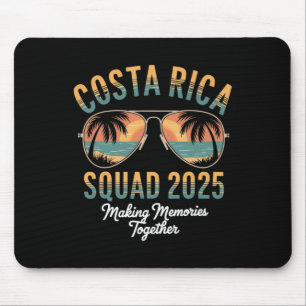Costa Rica Squad 2025 Vacation Tropical Pura Vida Mouse Pad