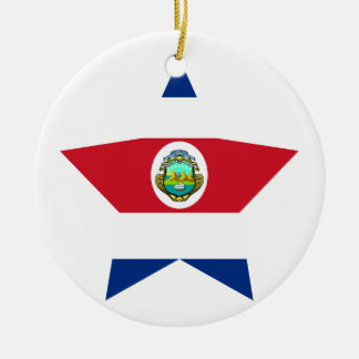 Costa+Rica Star Ceramic Tree Decoration