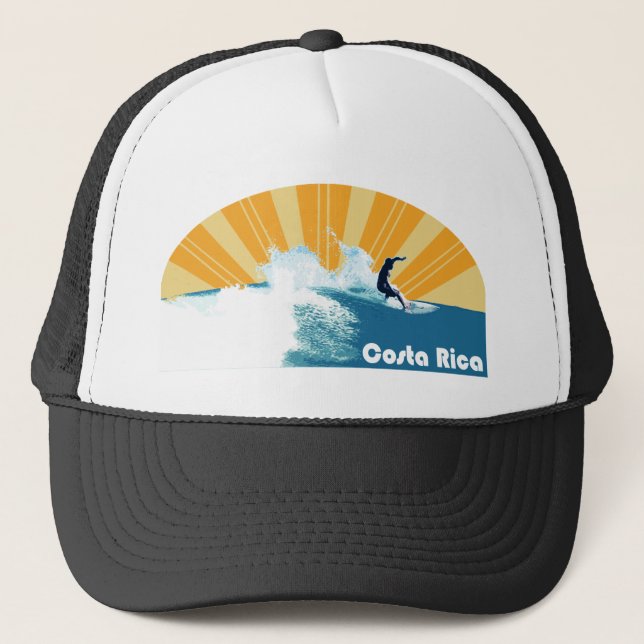Costa Rica Surf Trucker Hat (Front)