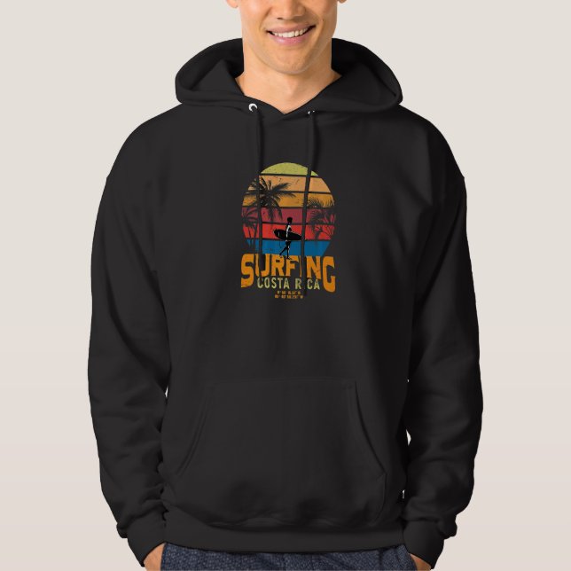 Costa Rica Surfing Premium 1 Hoodie (Front)