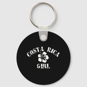 Costa Rica Tattoo Style Key Ring