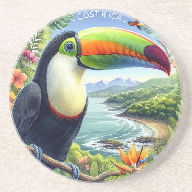 Costa Rica Toucans, Pura Vida Coaster (Front)