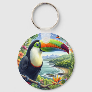 Costa Rica Toucans, Pura Vida Key Ring